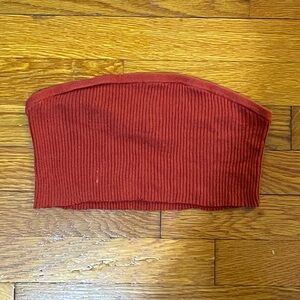 American eagle, deep orange tube top cover up